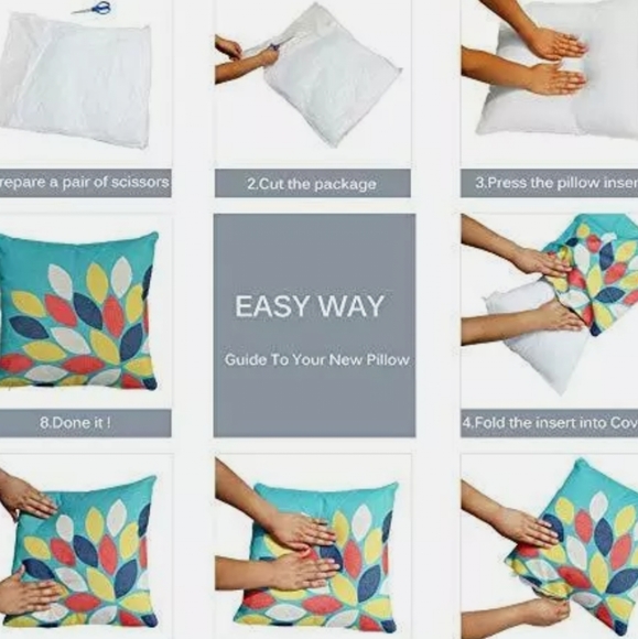 Aniobman Pillow inserts - set of 2- 20" x 20" - Picture 2 of 11